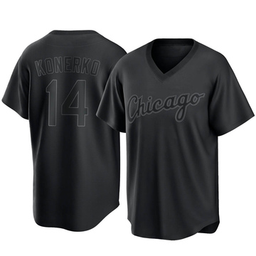 Paul Konerko Chicago White Sox Men's Black Backer T-Shirt 
