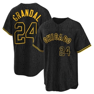 Yasmani Grandal #24 Chicago White Sox Cream 2021 Field of Dreams Name Jersey  - Cheap MLB Baseball Jerseys